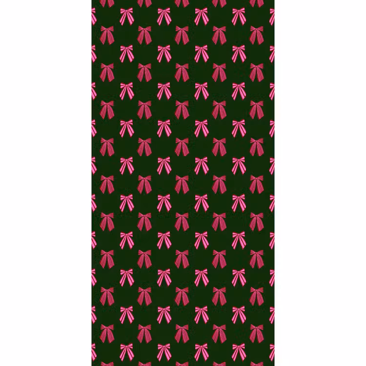 Tapete - Schleifen – Weihnachten – Rosa – Grün — 2