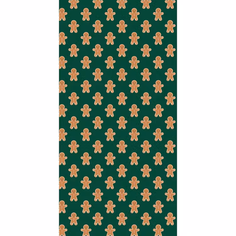 Tapete - Lebkuchen – Weihnachten – Grün — 2