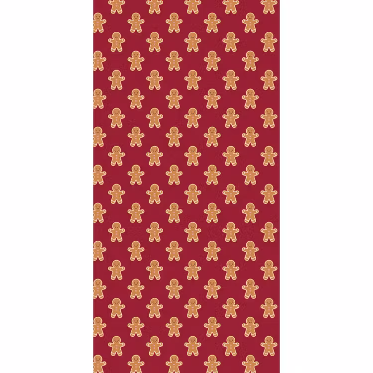 Tapete - Lebkuchen – Weihnachten – Rot — 2