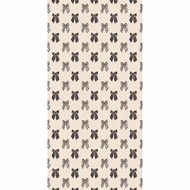 Tapete - Schleifen – Weihnachten – Schwarz — 2