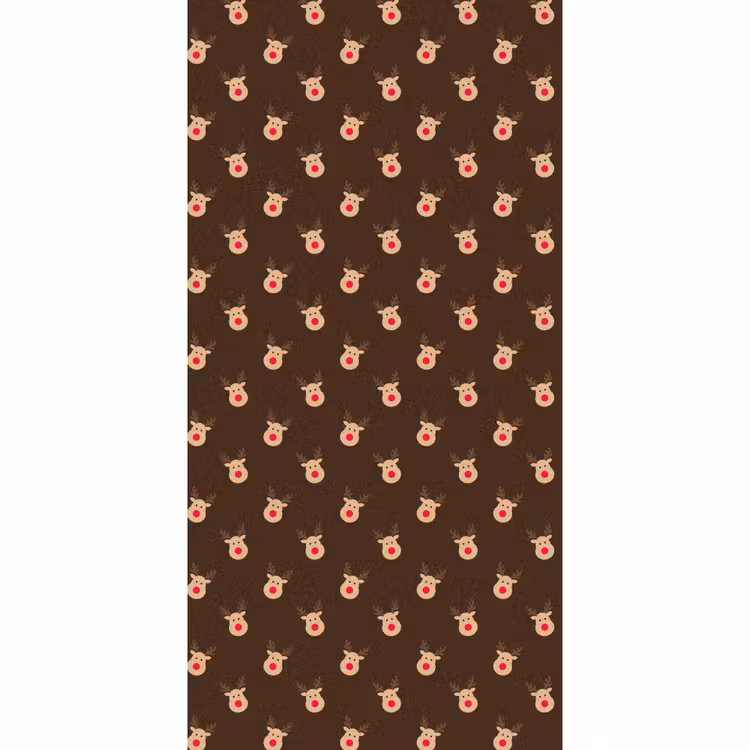 Tapete - Rentiere – Weihnachten – Braun — 2
