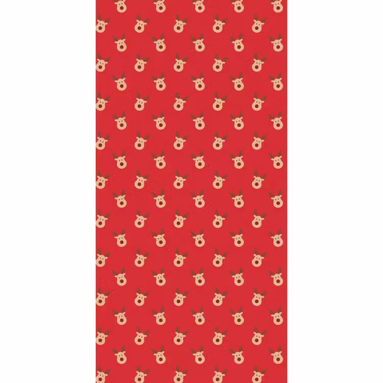 Tapete - Rentiere – Weihnachten – Rot — 2