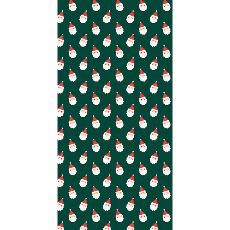 Tapete - Weihnachtsmann – Weihnachten – Grün — 2