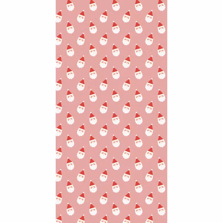 Tapete - Weihnachten – Weihnachtsmann – Rosa — 2