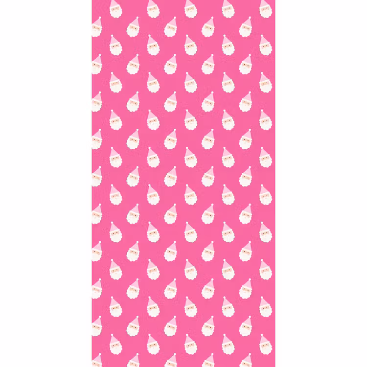 Tapete - Weihnachtsmann – Weihnachten – Neon – Rosa — 2