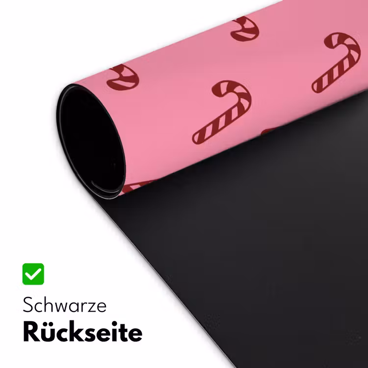 Schreibtischunterlage - Weihnachten – Rosa – Zuckerstange – Rot — 2