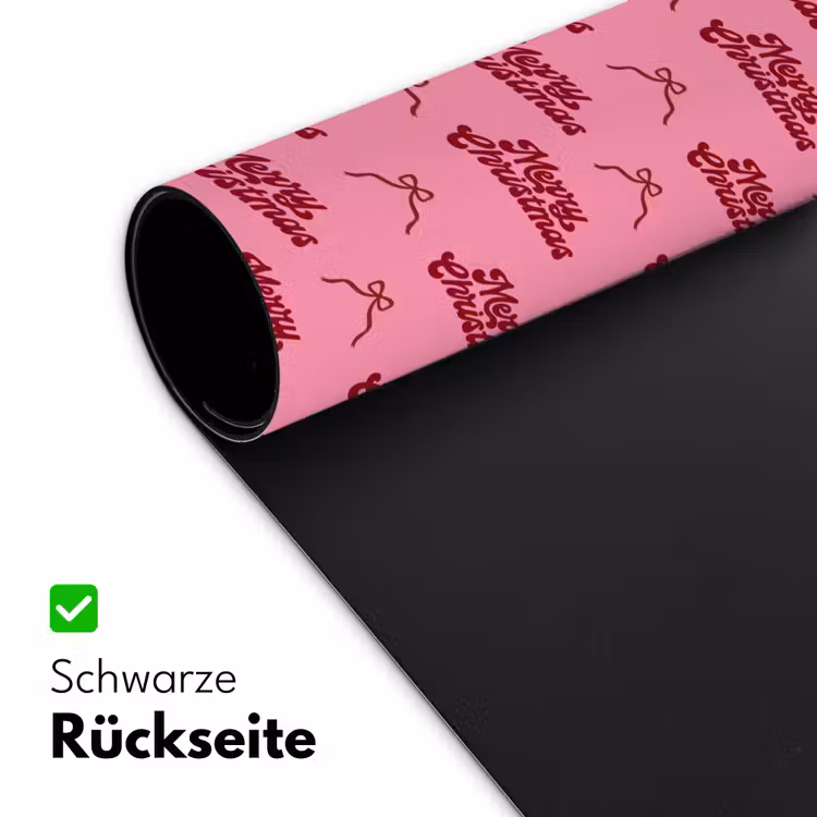 Schreibtischunterlage - Text – Rosa – Rot – Schleife — 2