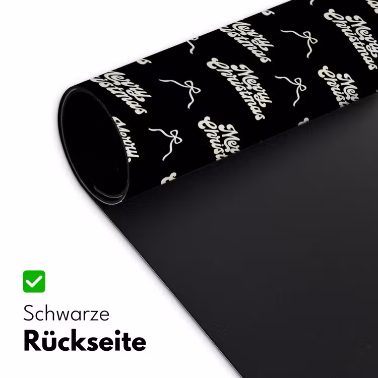 Schreibtischunterlage - Text – Schwarz – Weiß – Schleife — 2