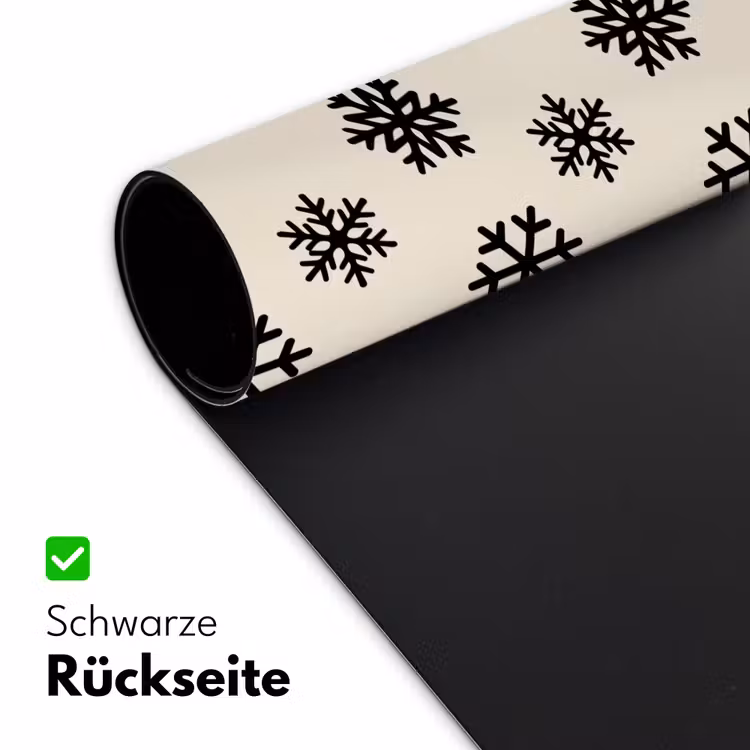Schreibtischunterlage - Schneeflocke – Creme – Weiß — 2