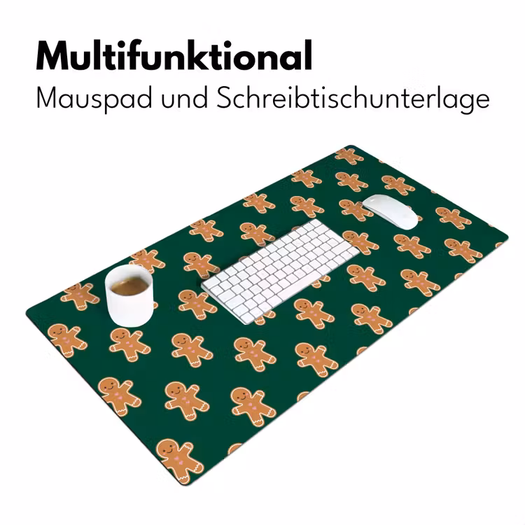 Schreibtischunterlage - Lebkuchen – Weihnachten – Grün — 4