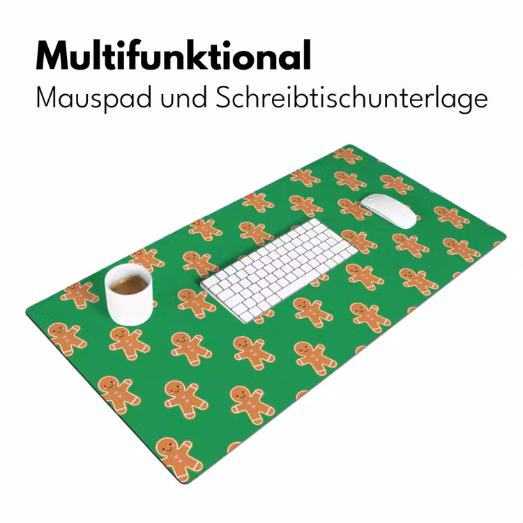 Schreibtischunterlage - Lebkuchen – Weihnachten – Neon – Grün — 4