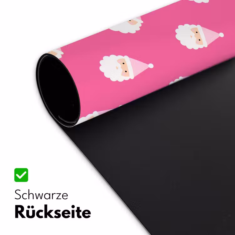Schreibtischunterlage - Weihnachtsmann – Weihnachten – Neon – Rosa — 2