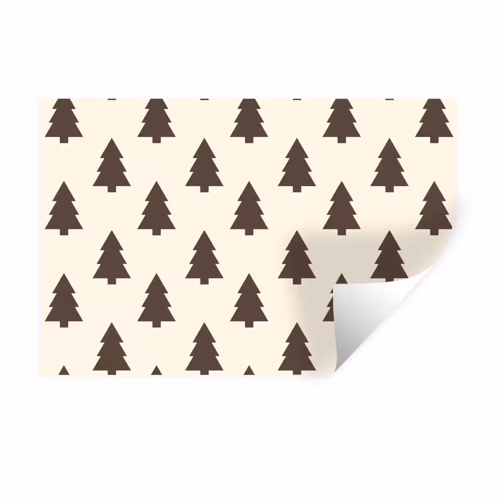Wandtattoo – Weihnachtsbaum – Creme – Grau — 1