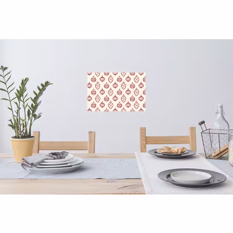 Wandtattoo – Weihnachtskugel – Rot – Weihnachten — 4