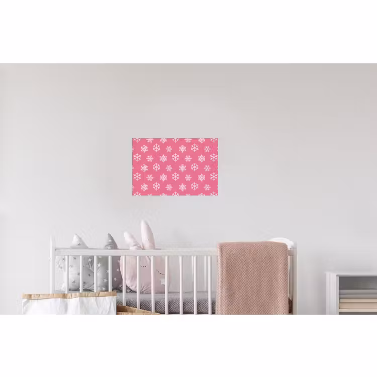 Wandtattoo – Schneeflocke – Weihnachten – Rosa — 5