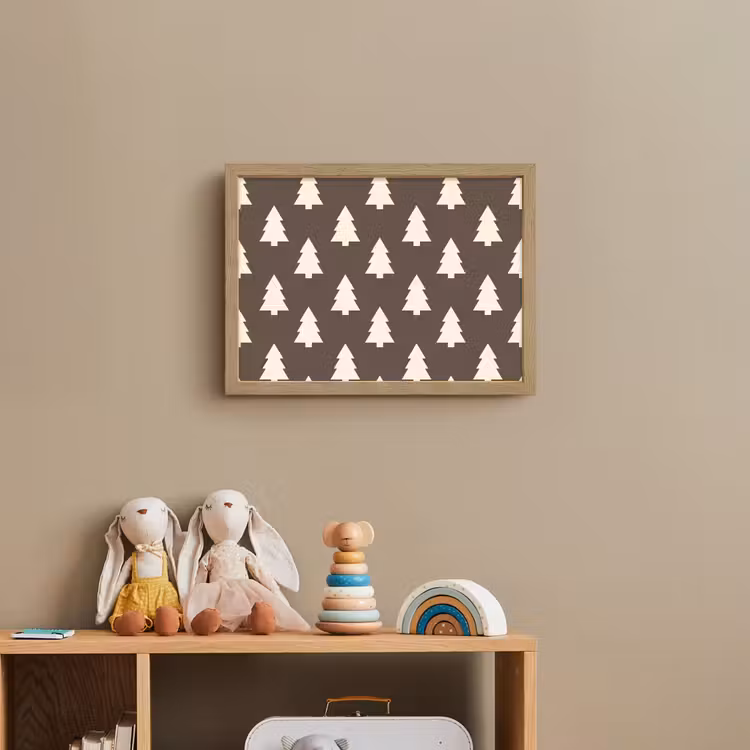 Nachtlicht Kinder - Weihnachtsbaum – Grau – Cremefarben — 3