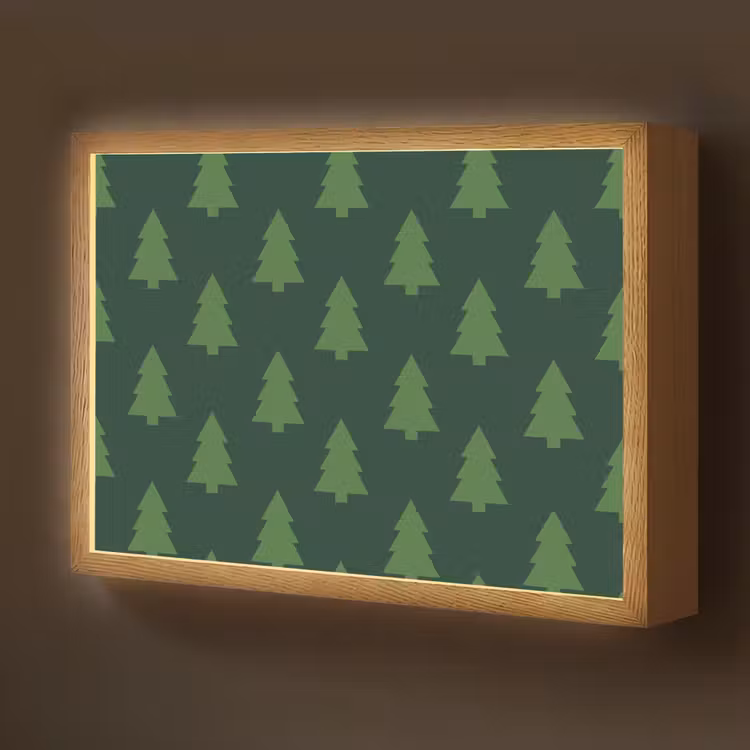 Nachtlicht Kinder - Weihnachtsbaum – Grün – Weihnachten — 1