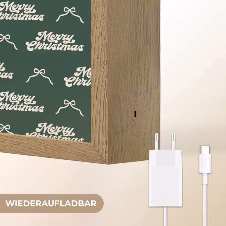 Nachtlicht Kinder - Text – Grün – Weiß – Text — 9