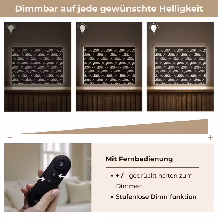 Nachtlicht Kinder - Text – Schwarz – Weiß – Schleife — 7