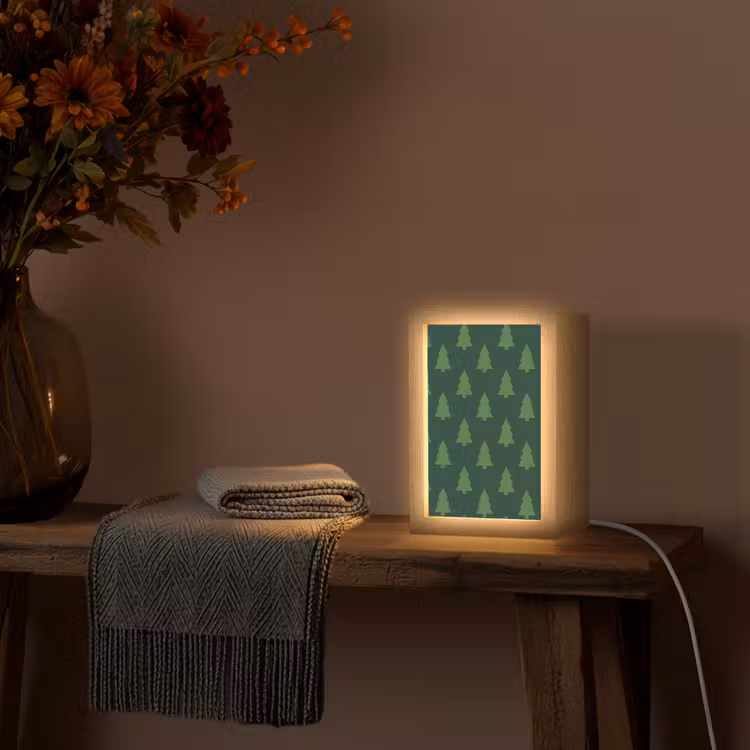 Personalisierte Lightbox - Weihnachtsbaum – Grün – Weihnachten — 3
