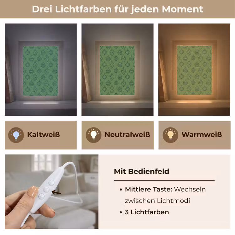 Personalisierte Lightbox - Weihnachtskugel – Weihnachten – Grün — 7