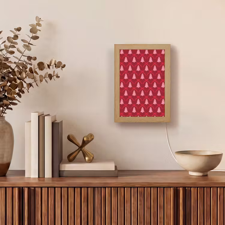 Personalisierte Lightbox - Schleife – Rot – Rosa – Weihnachten — 4