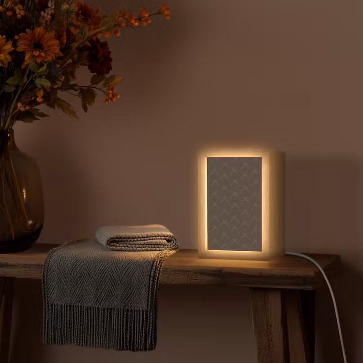 Personalisierte Lightbox - Weihnachten – Braun – Schleife — 3