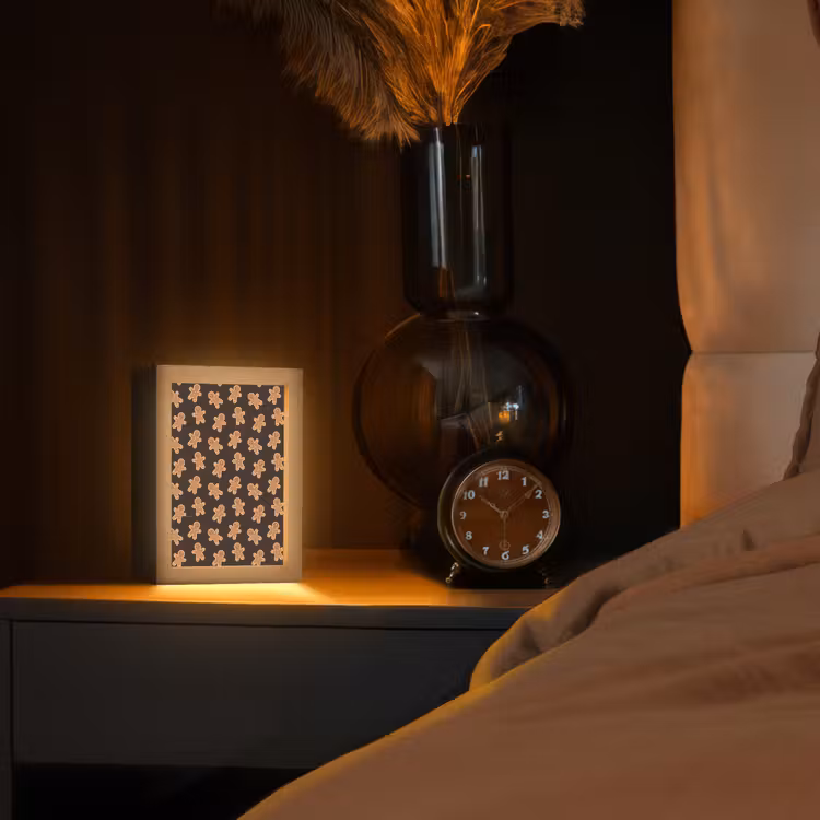 Personalisierte Lightbox - Braun – Pfefferkuchen – Weihnachten — 2