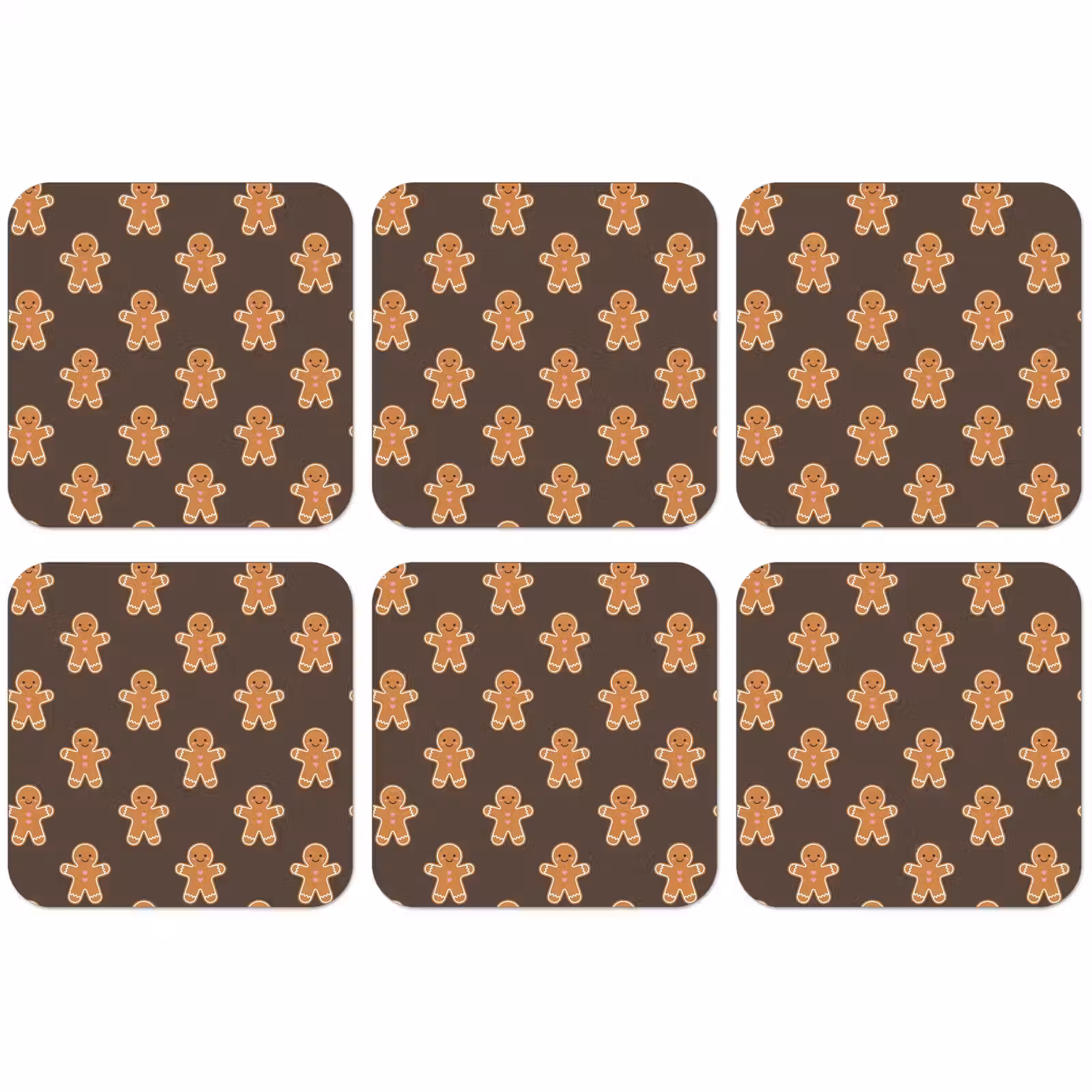 Untersetzer - Lebkuchen – Weihnachten – Braun — 1