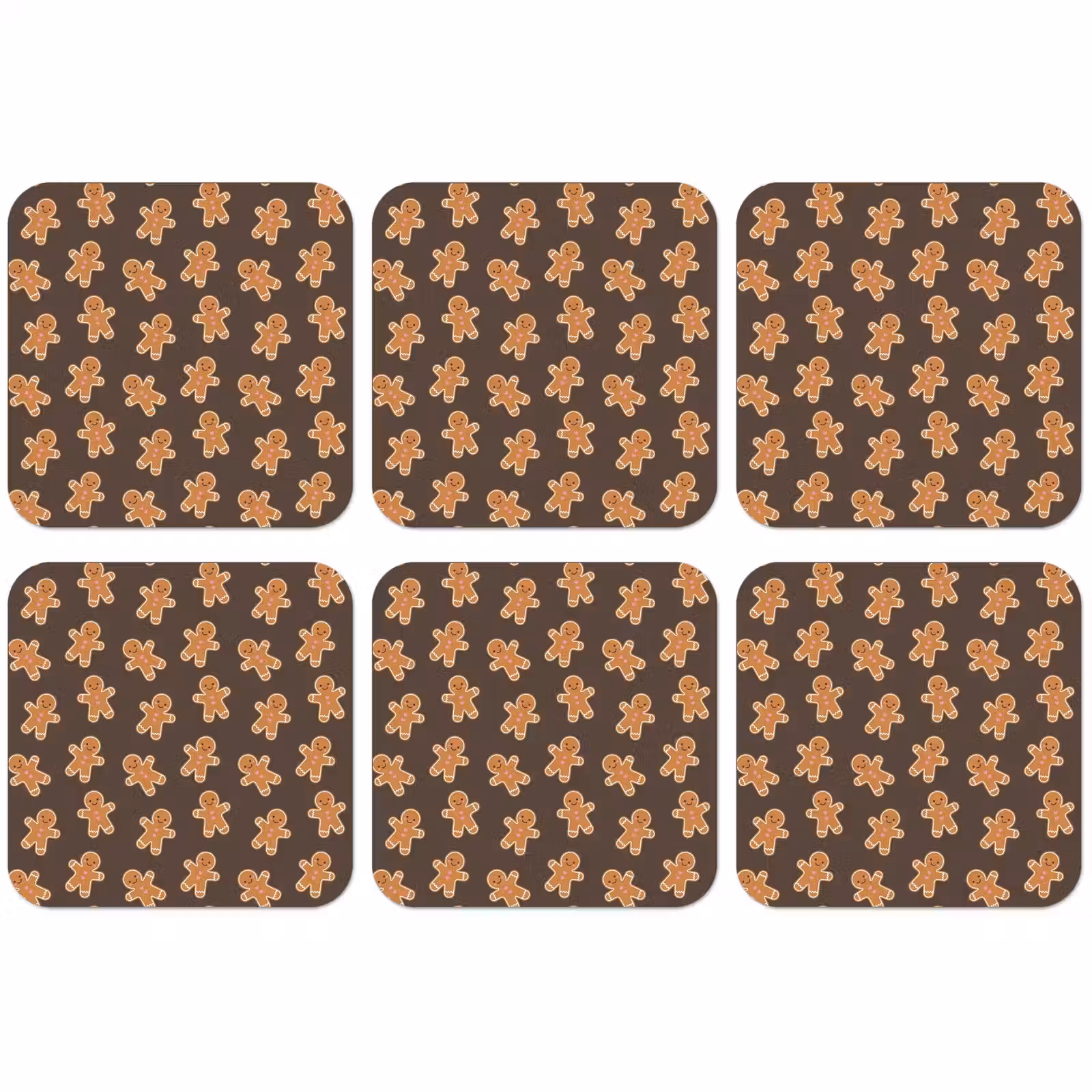 Untersetzer - Lebkuchen – Weihnachten – Braun — 1