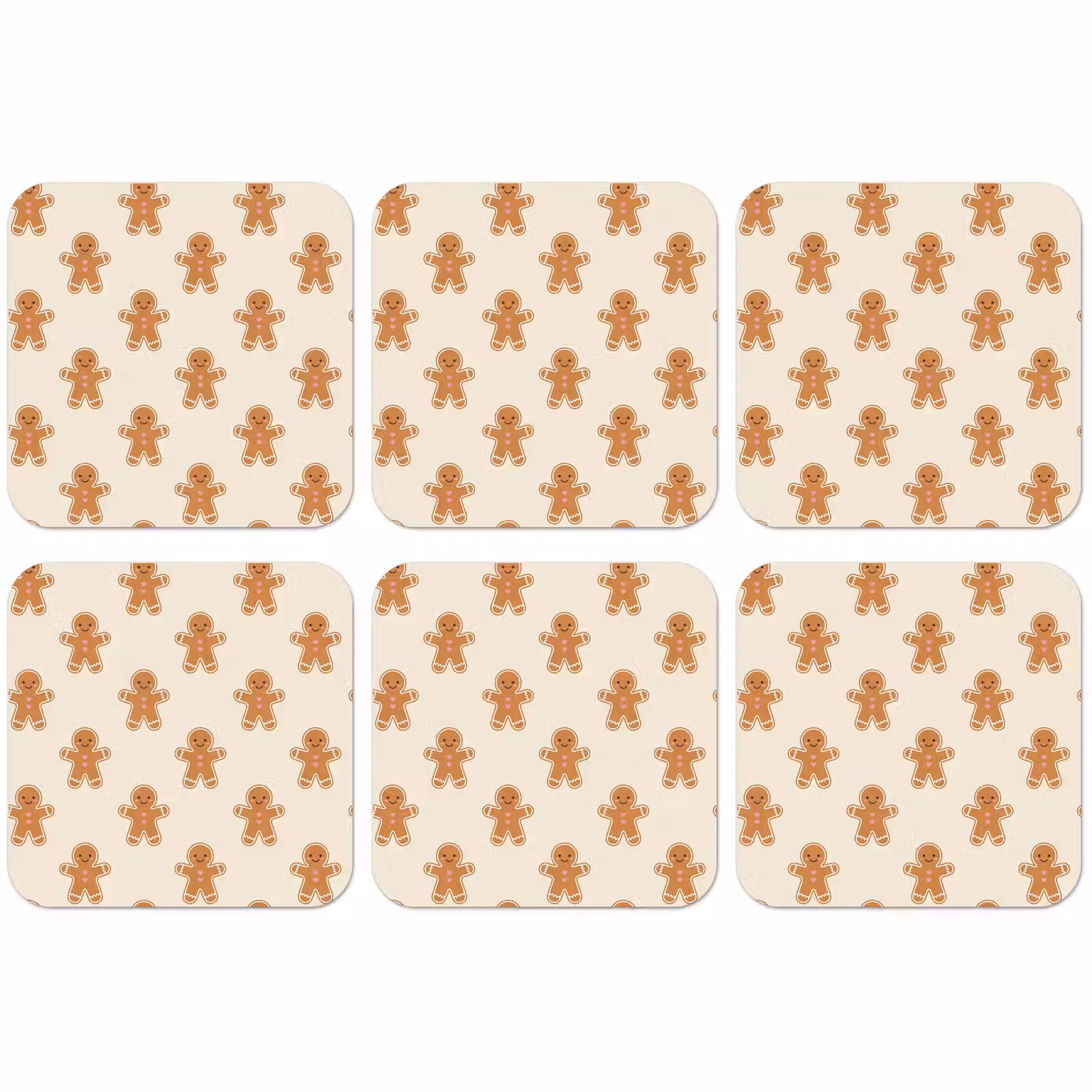 Untersetzer - Lebkuchen – Weihnachten – Creme — 1