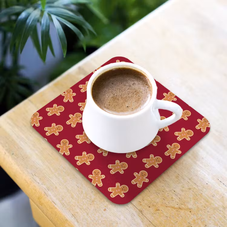 Untersetzer​ - Lebkuchen – Rot – Braun – Weihnachten — 3