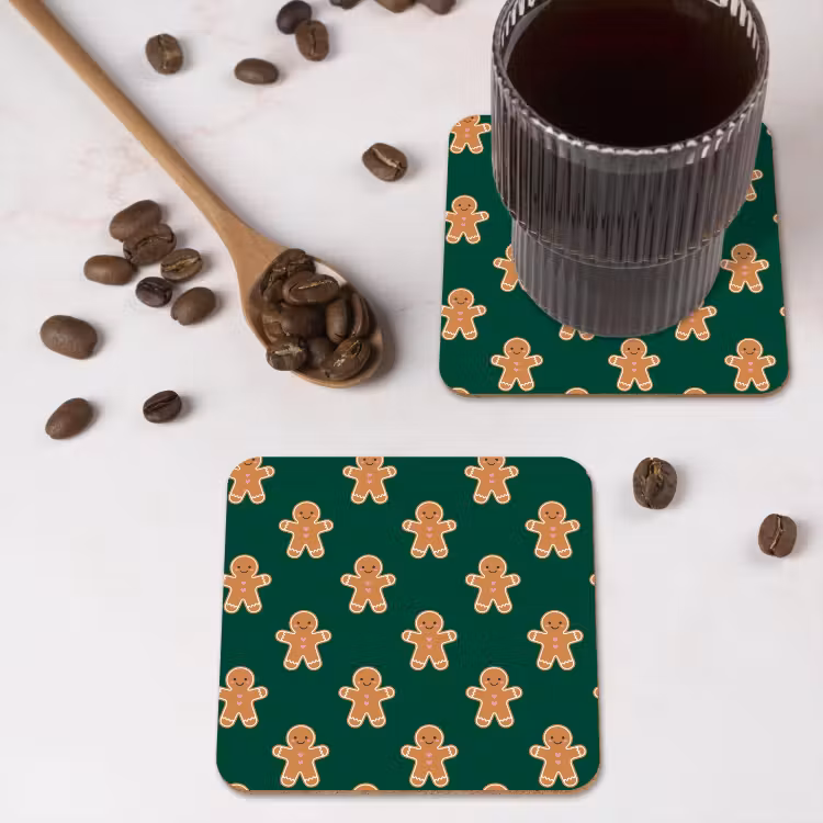 Untersetzer - Lebkuchen – Weihnachten – Grün — 4