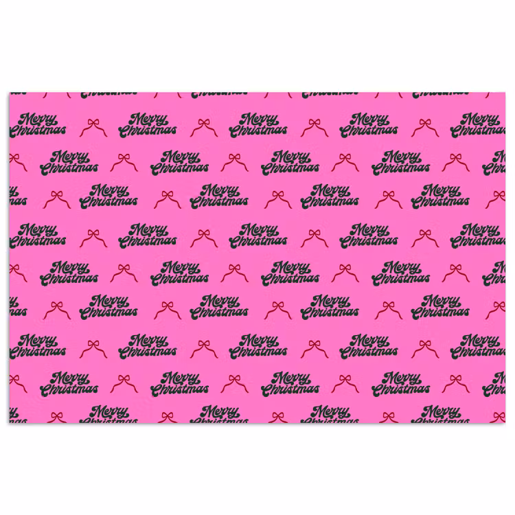 Poster - Text – Neon – Rosa – Weihnachten — 1