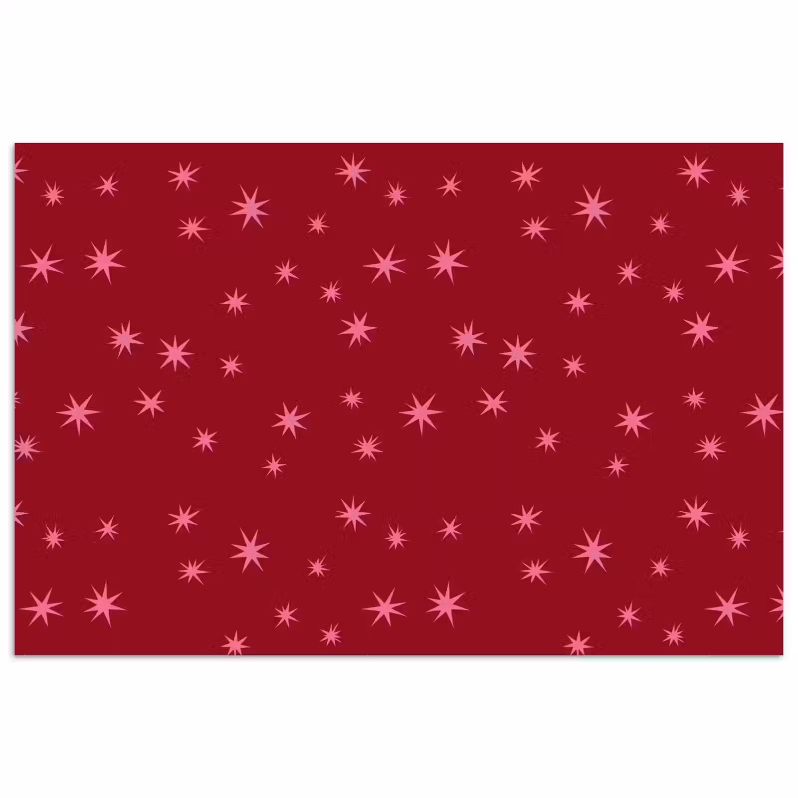 Poster - Stern – Rosa – Weihnachten – Rot — 1