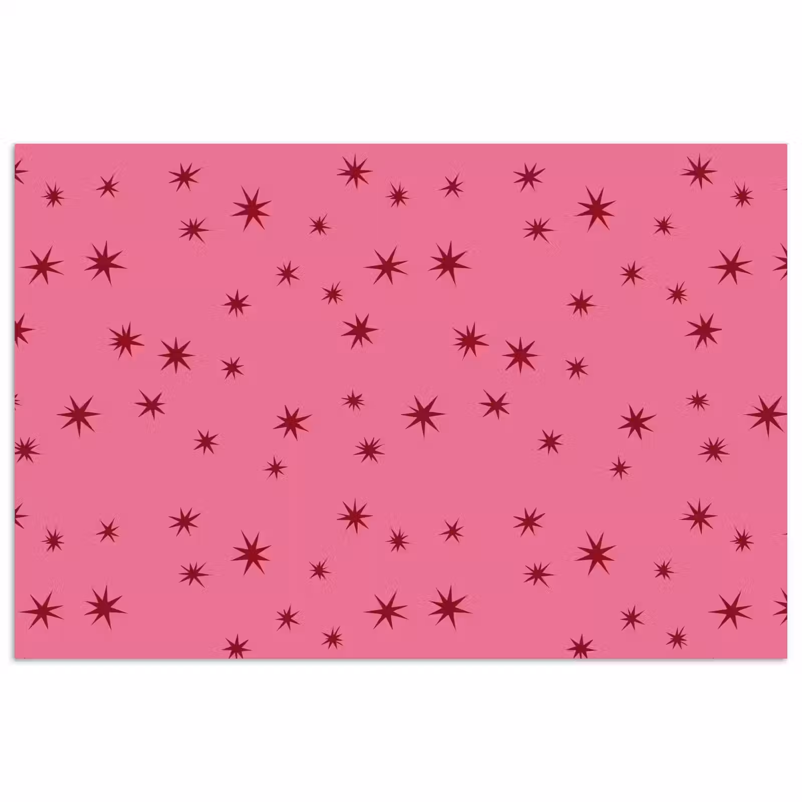 Poster - Weihnachten – Stern – Rot – Rosa — 1