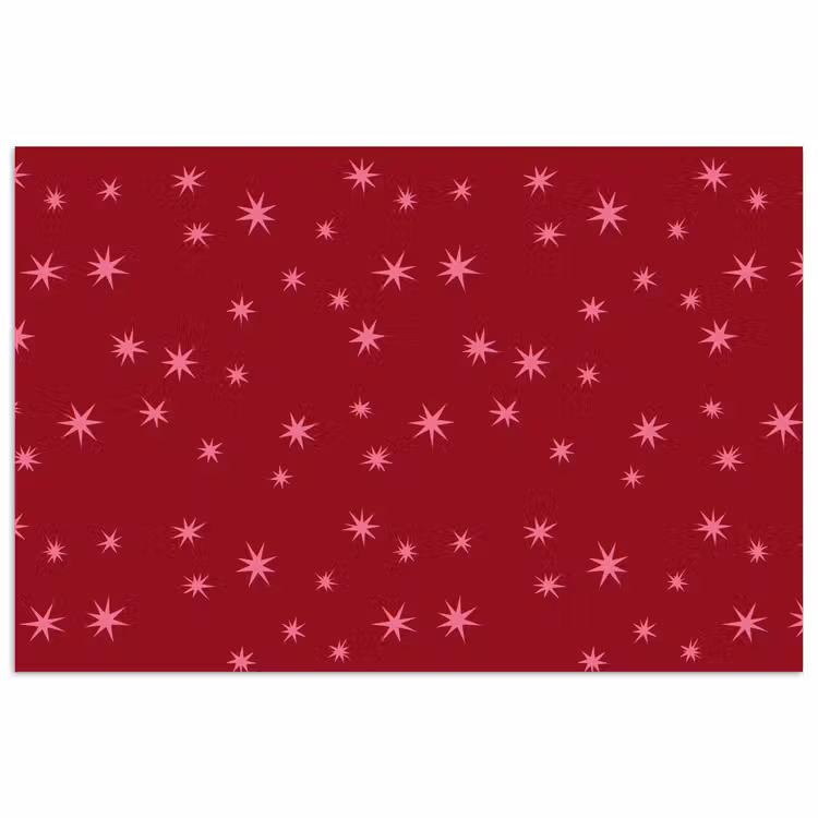 Poster - Stern – Rosa – Weihnachten – Rot — 1