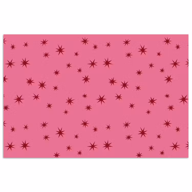 Poster - Weihnachten – Stern – Rot – Rosa — 1