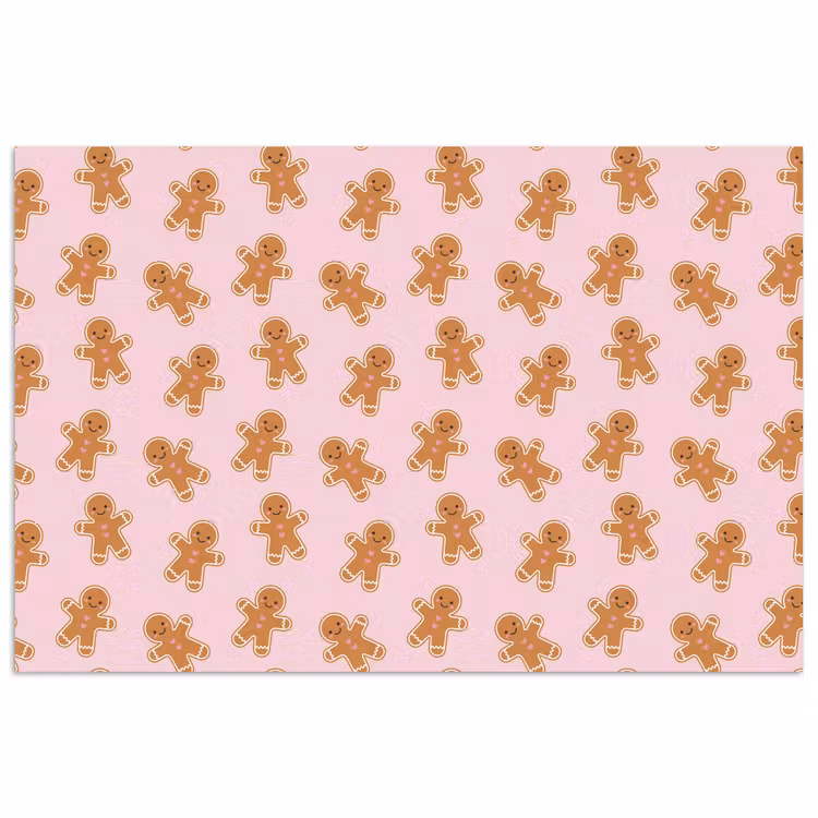 Poster - Lebkuchen – Braun – Rosa – Weihnachten — 1
