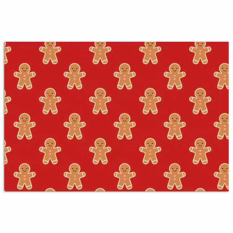 Poster - Lebkuchen – Weihnachten – Rot — 1