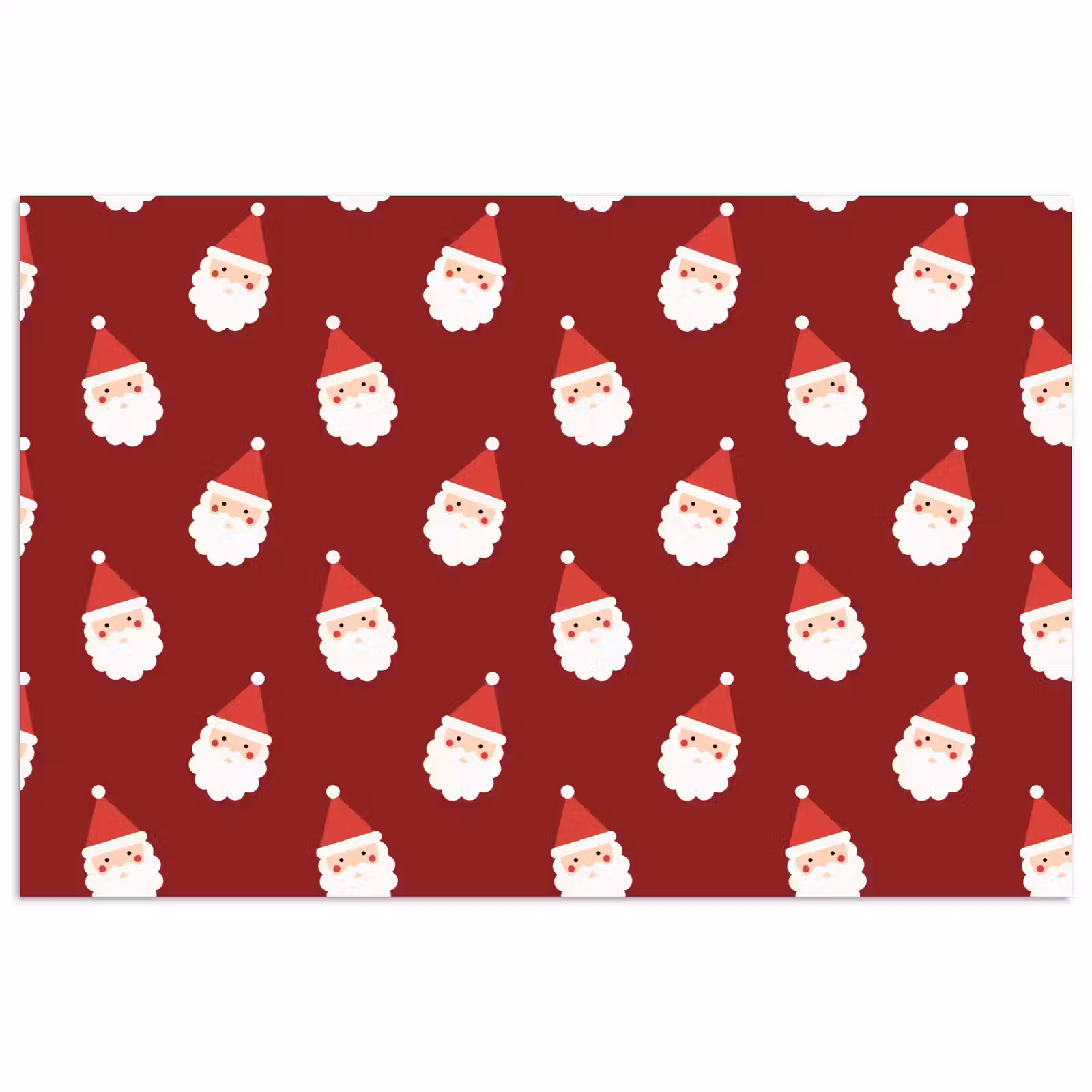 Poster - Weihnachtsmann – Weihnachten – Rot — 1