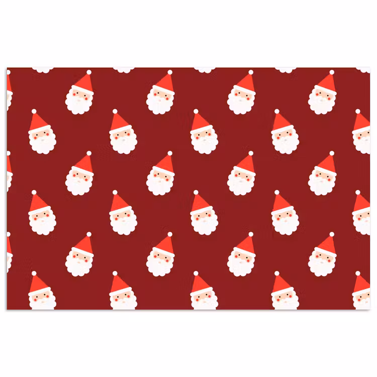 Poster - Weihnachten – Weihnachtsmann – Rot — 1