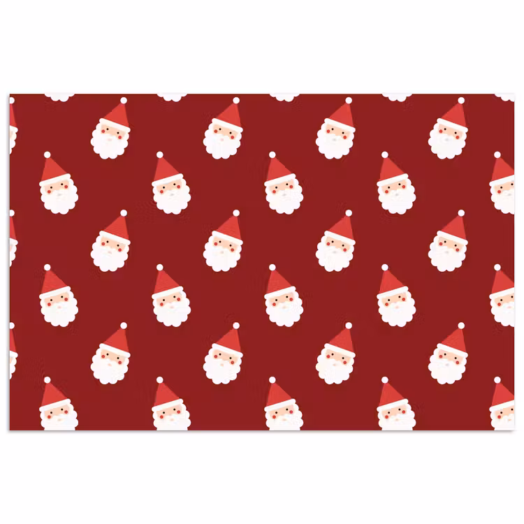 Poster - Weihnachtsmann – Weihnachten – Rot — 1