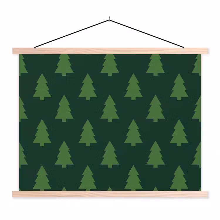 Stoffbild - Weihnachtsbaum – Grün – Weihnachten — 1