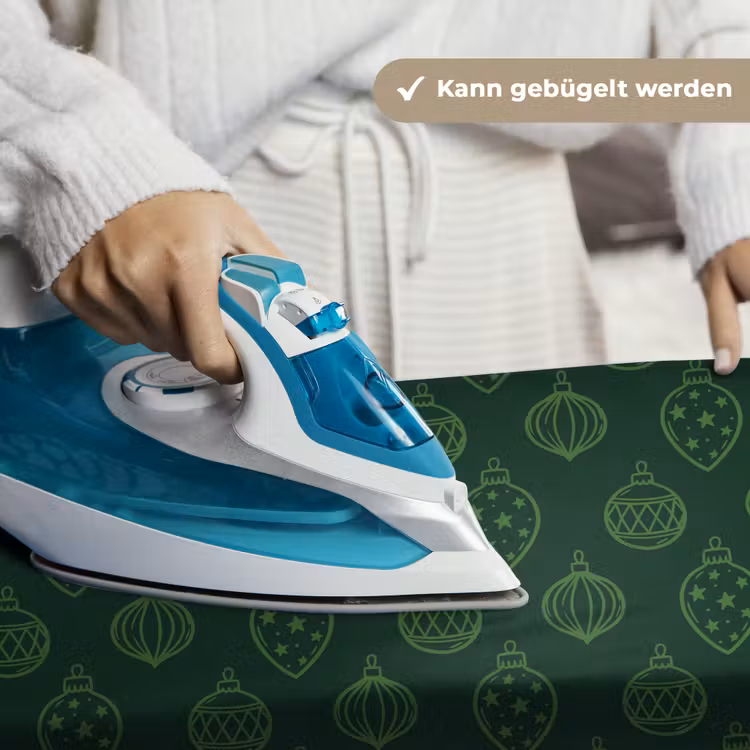Wandteppich - Weihnachtskugel – Grün – Weihnachten — 10