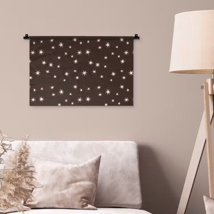 Wandteppich - Braun – Stern – Weihnachten — 2