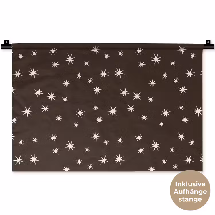 Wandteppich - Braun – Stern – Weihnachten — 9