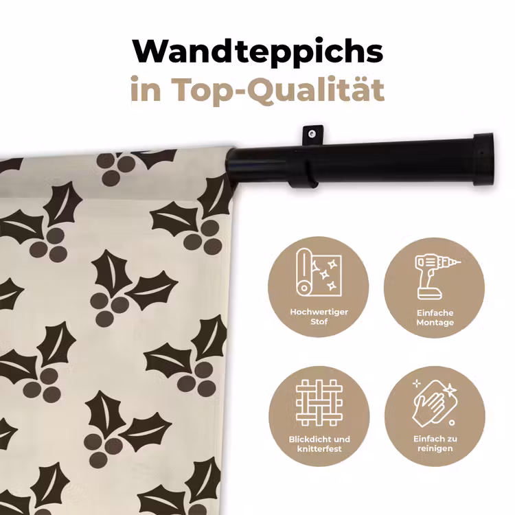 Wandteppich - Hult – Braun – Weihnachten — 7