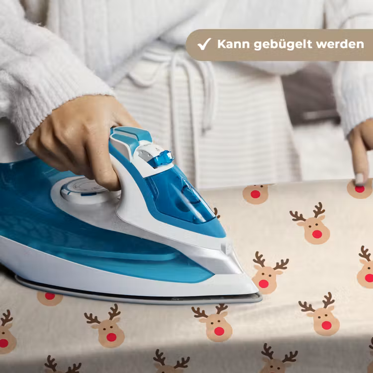Wandteppich - Rentiere – Weihnachten – Creme — 10
