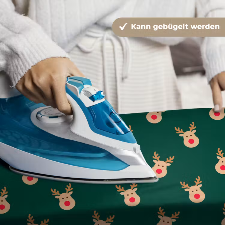 Wandteppich - Rentiere – Weihnachten – Grün — 10